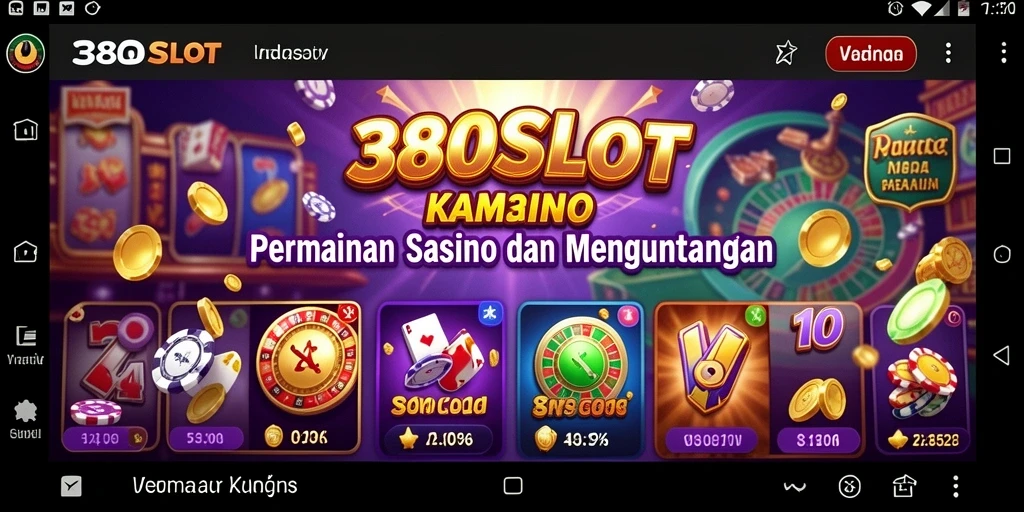 Tampilan gameplay 380SLOT dengan grafik slot yang menawan.