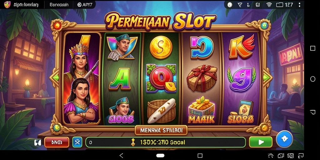 Tampilan permainan slot API77 yang menarik dan menegangkan.