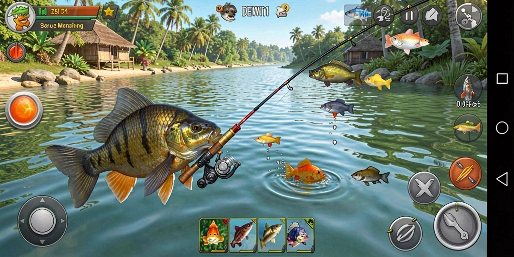 Tangkapan ikan besar di DEWI11 yang menantang.