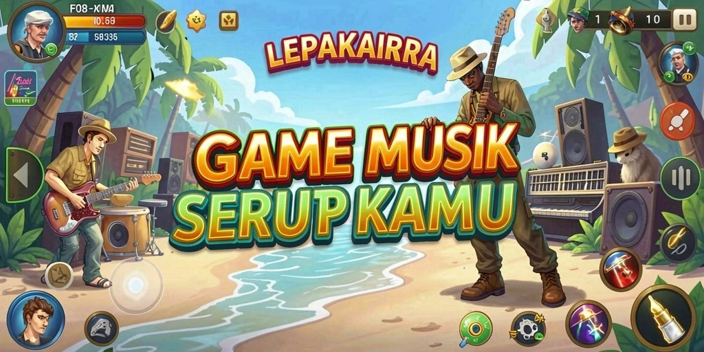 Gameplay seru F08 dengan berbagai lagu menarik.