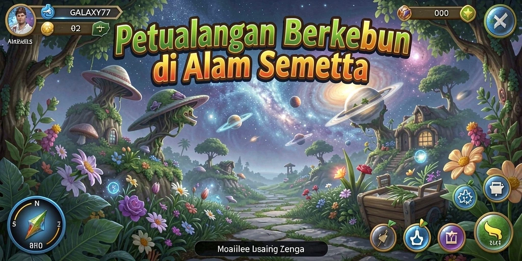 Tampilkan pengalaman berkebun luar angkasa yang seru di GALAXY77.