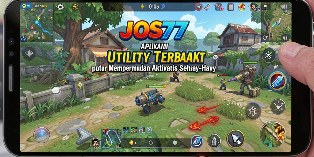 Tampilan antarmuka utama JOS77 yang sederhana dan intuitif.