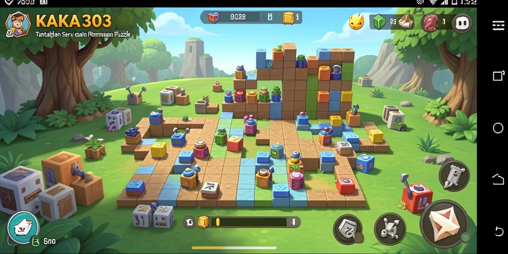 Tampilan gameplay KAKA303 dengan berbagai tantangan Puzzle yang menarik.