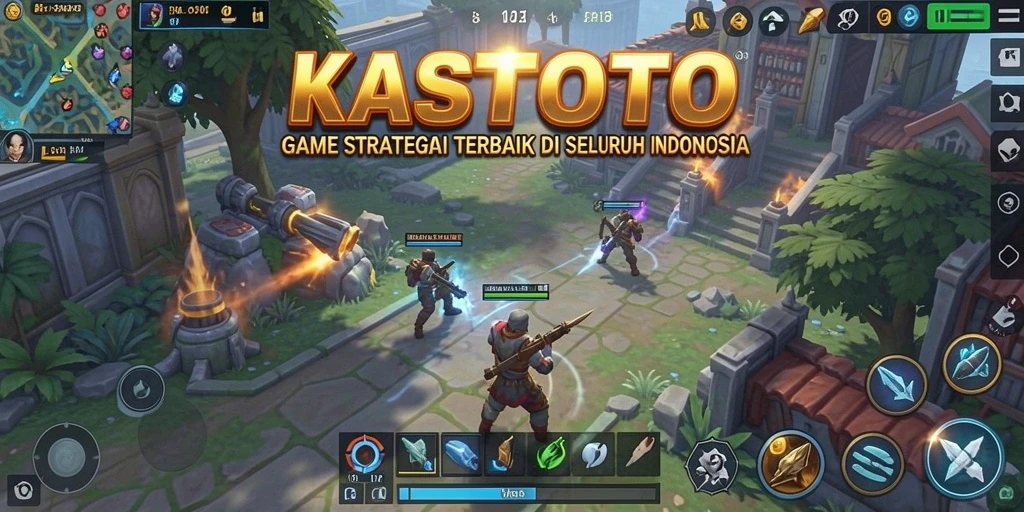 Tampilan gameplay KASTOTO yang menegangkan dan menarik.