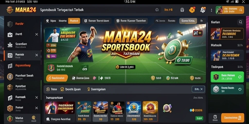Tampilan gameplay MAHA24 yang menarik dan mudah digunakan.