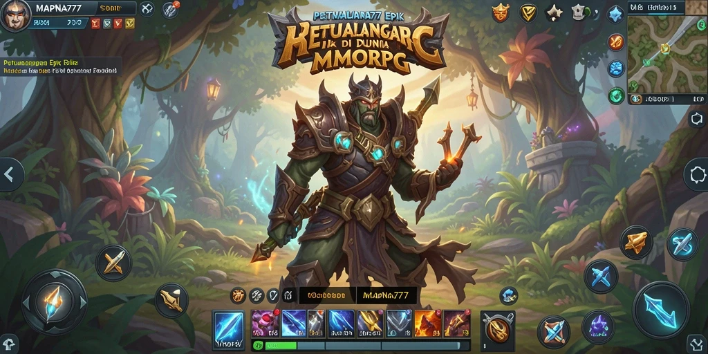 Screenshot gameplay MAPNA777 menampilkan aksi petualangan seru di dunia MMORPG.