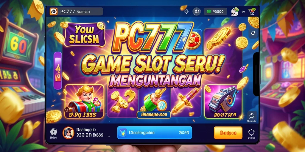 Screenshot gameplay dari PC777 menampilkan keseruan bermain Slot.