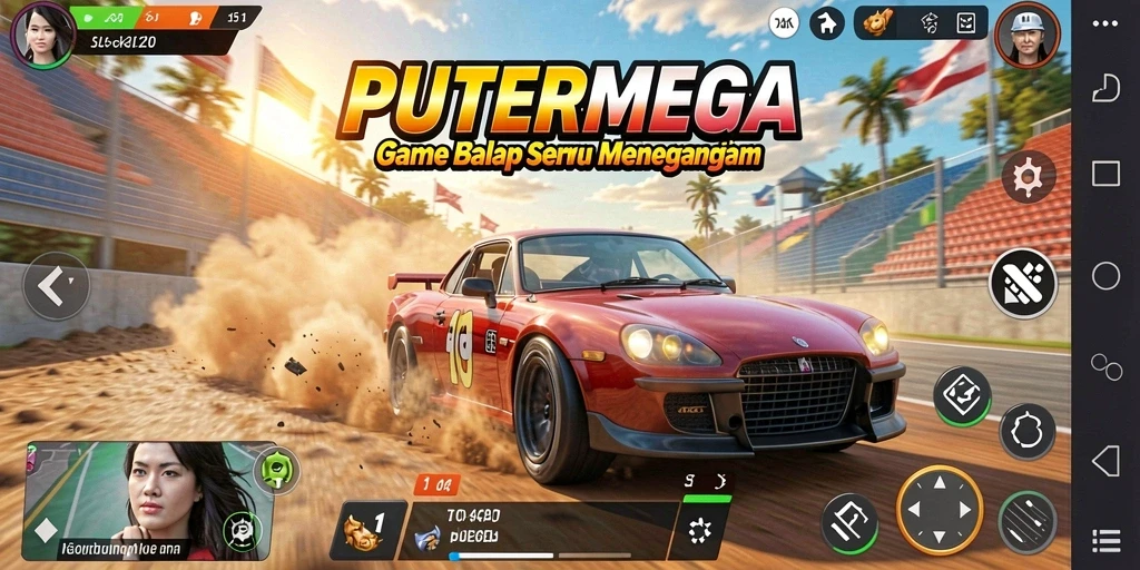 Gameplay PUTERMEGA yang menegangkan dan penuh aksi