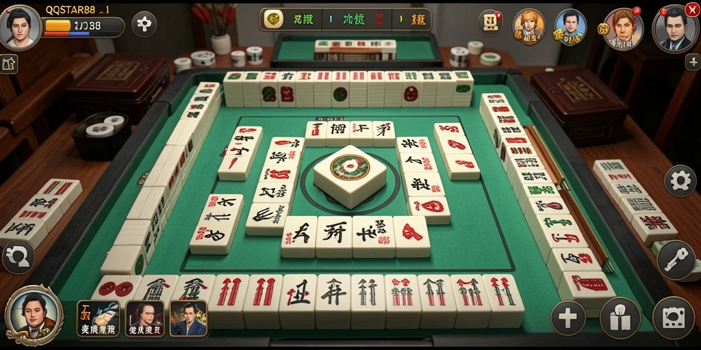 Gameplay seru Mahjong di QQSTAR88 yang menantang.