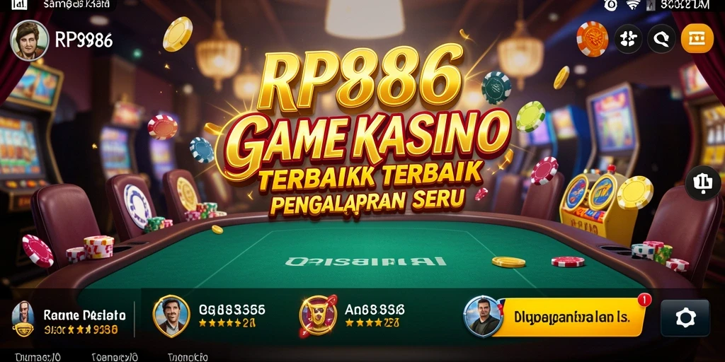 Tampilan menarik dari gameplay Kasino di RP886.