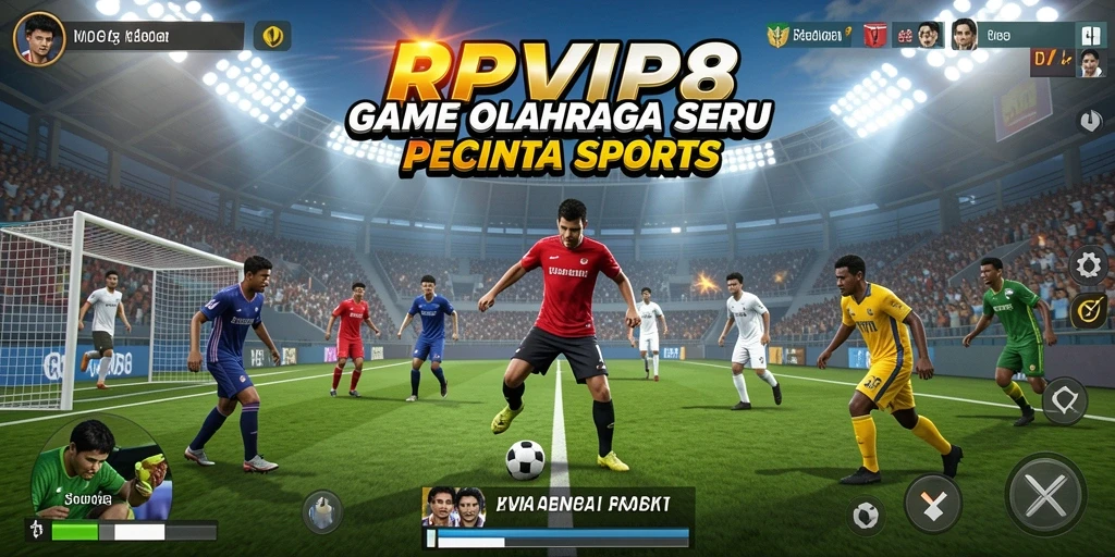 Gameplay RPVIP8 yang mendebarkan dan penuh aksi olahraga.