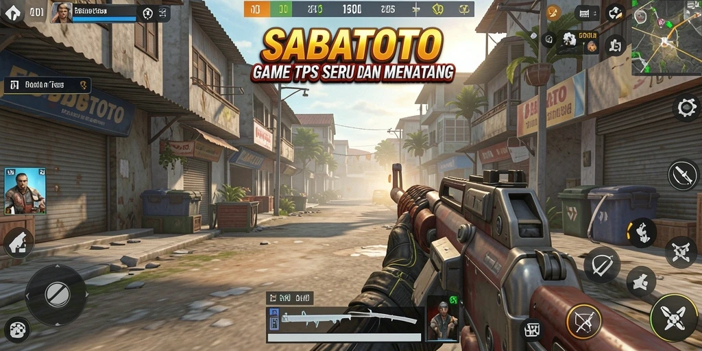 Tampilan gameplay seru dan aksi mendebarkan di SABATOTO.