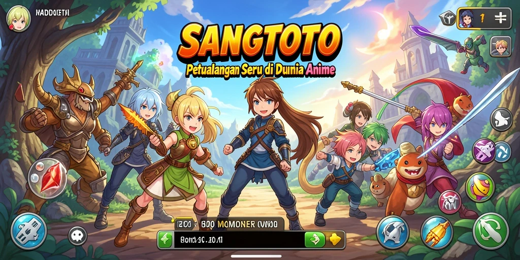 Tampilan menarik dan penuh aksi dalam gameplay SANGTOTO.