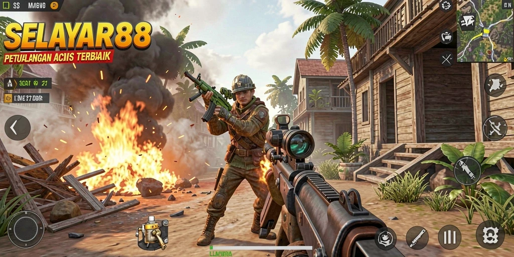 Gameplay mendebarkan di SELAYAR88 dengan aksi yang intens.