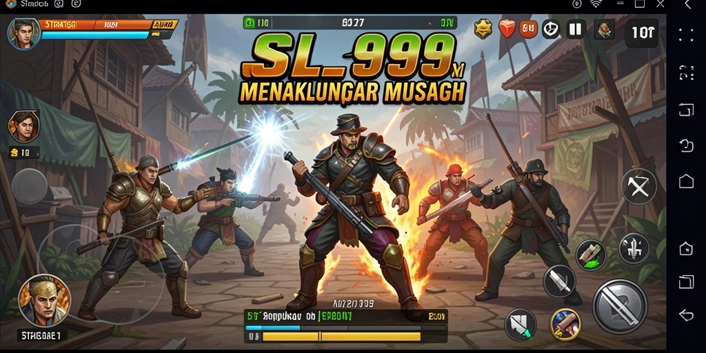 Gameplay mendebarkan dari SL999 yang menunjukkan strategi yang mendalam.