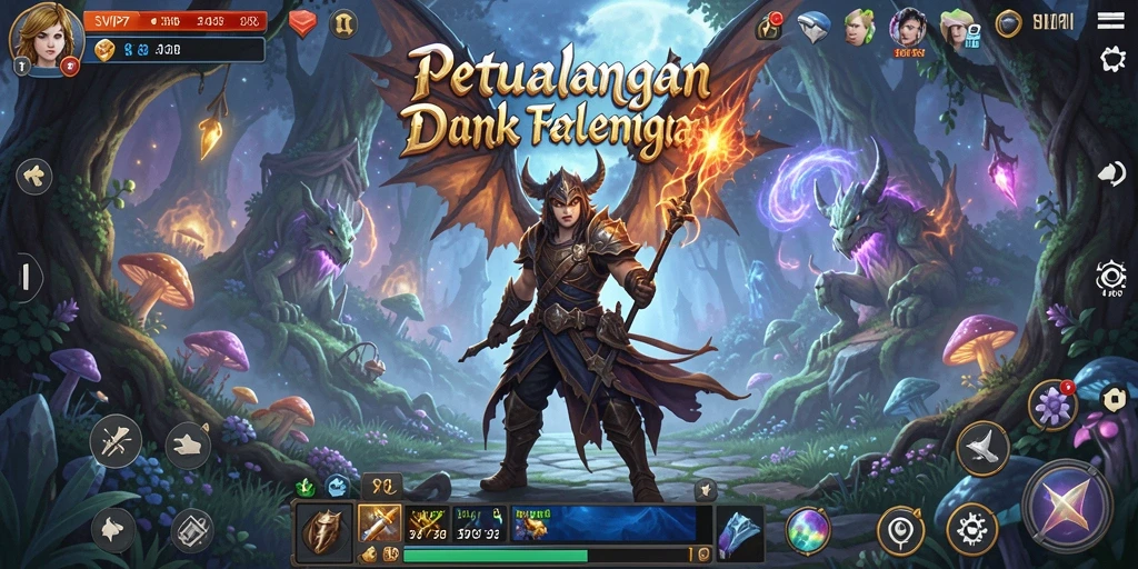 Tampilan gameplay SVIP7 yang penuh aksi dan petualangan.