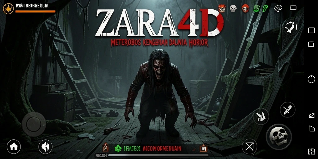 Tangkapan layar menampilkan gameplay misterius dan menegangkan di ZARA4D.